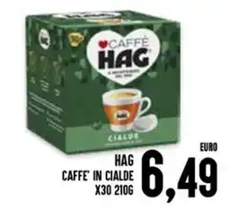 Al Discount Caffè Hag in cialde offerta