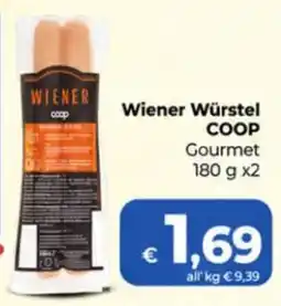 Ipercoop Radenza Wiener Würstel Coop Gourmet offerta