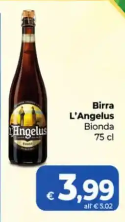 Ipercoop Radenza Birra L'Angelus Bionda offerta