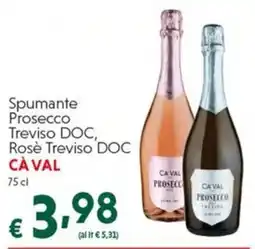 DiMeglio Spumante Prosecco Treviso DOC, Rosè Treviso DOC Cà Val offerta