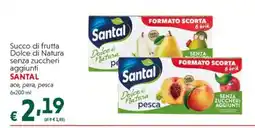 DiMeglio Succo di frutta Dolce di Natura senza zuccheri aggiunti Santal offerta