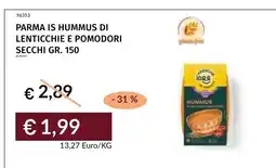 Prezzemolo e Vitale Parma is hummus di lenticchie e pomodori secchi offerta
