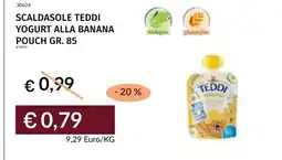 Prezzemolo e Vitale Scaldasole Teddi Yogurt alla banana offerta
