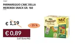 Prezzemolo e Vitale Parmareggio l'abc della merenda offerta