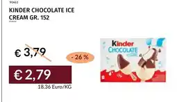 Prezzemolo e Vitale Kinder Chocolate Ice Cream offerta