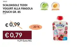 Prezzemolo e Vitale Scaldasole Teddi Yogurt alla fragola offerta