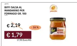 Prezzemolo e Vitale Biffi salsa al mandarino per formaggi offerta
