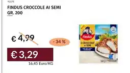 Prezzemolo e Vitale Findus crocchette ai semi offerta