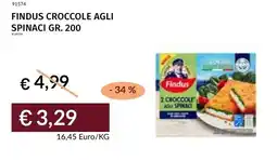 Prezzemolo e Vitale Findus crocchette agli spinaci offerta