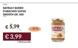 Prezzemolo e Vitale Natruly burro d'arachidi super smooth offerta