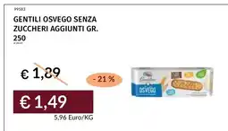 Prezzemolo e Vitale Gentili osvego senza zuccheri aggiunti offerta
