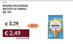 Prezzemolo e Vitale Misura biscotti ai cereali offerta