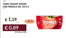 Prezzemolo e Vitale Yomo yogurt intero con fragola offerta