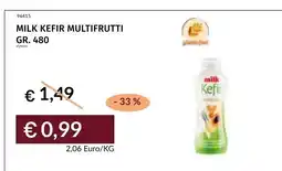 Prezzemolo e Vitale Milk Kefir Multifrutti offerta