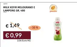 Prezzemolo e Vitale Milk Kefir Melograno e Lampone offerta