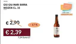 Prezzemolo e Vitale Giu Giu Mari Birra Weizen offerta