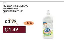 Prezzemolo e Vitale Rio Casa Mia Detersivo Pavimenti con Candeggina offerta