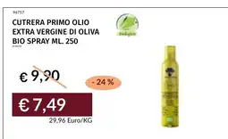 Prezzemolo e Vitale Cutrera primo olio extra vergine di oliva bio spray offerta