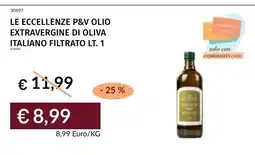 Prezzemolo e Vitale Le eccellenze P&V olio extravergine di oliva italiano filtrato offerta