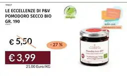 Prezzemolo e Vitale Le eccellenze di P&V pomodoro secco bio offerta