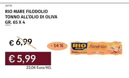 Prezzemolo e Vitale Rio mare tonno all'olio di oliva offerta