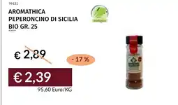 Prezzemolo e Vitale Aromathica peperoncino di Sicilia bio offerta
