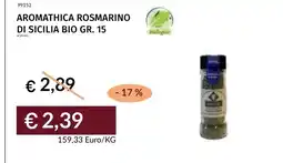 Prezzemolo e Vitale Aromathica rosmarino di sicilia bio offerta