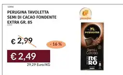 Prezzemolo e Vitale Perugina Tavoletta Semi di Cacao Fondente offerta