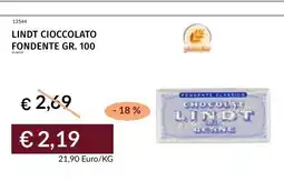 Prezzemolo e Vitale Lindt cioccolato fondente offerta