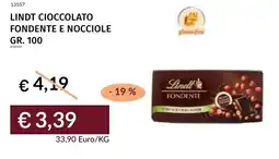 Prezzemolo e Vitale Lindt cioccolato fondente e nocciole offerta