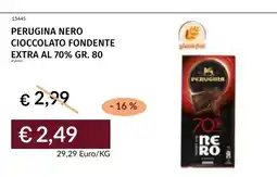 Prezzemolo e Vitale Perugina cioccolato fondente extra al 70% offerta
