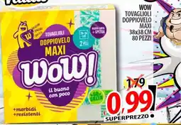 Il Genio Supermercato Tovaglioli doppiovelo maxi Wow! offerta