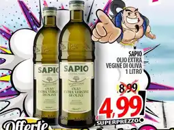 Il Genio Supermercato Sapio olio extra vergine di oliva offerta