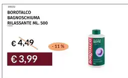 Prezzemolo e Vitale Borotalco bagnoschiuma rilassante offerta