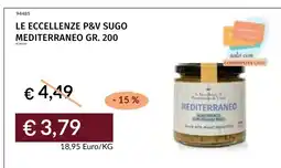 Prezzemolo e Vitale Le eccellenze P&V sugo mediterraneo offerta