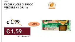 Prezzemolo e Vitale Knorr cuore di brodo verdure offerta