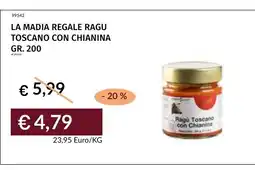 Prezzemolo e Vitale La Madia Regale Ragù Toscano con Chianina offerta