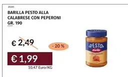 Prezzemolo e Vitale Barilla pesto alla calabrese con peperoni offerta