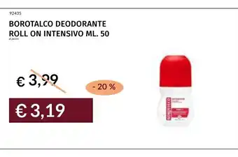 Prezzemolo e Vitale Borotalco deodorante roll on intensivo offerta