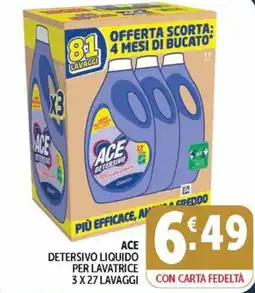 Deco Maxistore Ace Detersivo liquido per lavatrice offerta