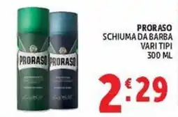 Deco Maxistore Proraso schiuma da barba offerta