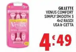 Deco Maxistore Gillette Venus Comfort Simply Smooth 3 offerta