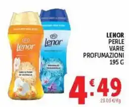 Deco Maxistore Lenor perle varie profumazioni offerta