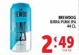 Deco Maxistore Brewdog birra punk ipa offerta