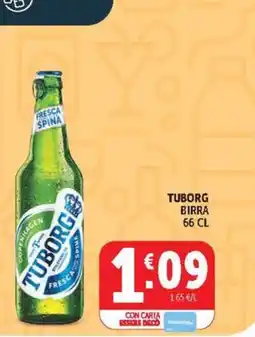 Deco Maxistore Tuborg birra offerta