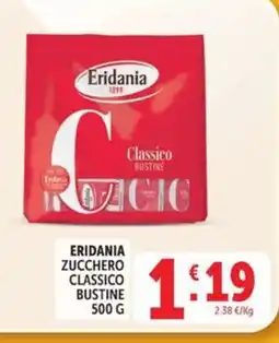 Deco Maxistore Eridania zucchero classico bustine offerta