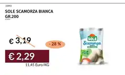 Prezzemolo e Vitale Sole scamorza bianca offerta