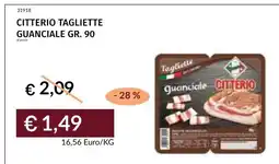 Prezzemolo e Vitale Citterio tagliette guanciale offerta