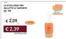 Prezzemolo e Vitale Gallette le saporite offerta