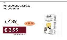 Prezzemolo e Vitale Tartuflanghe cialde al tartufo offerta